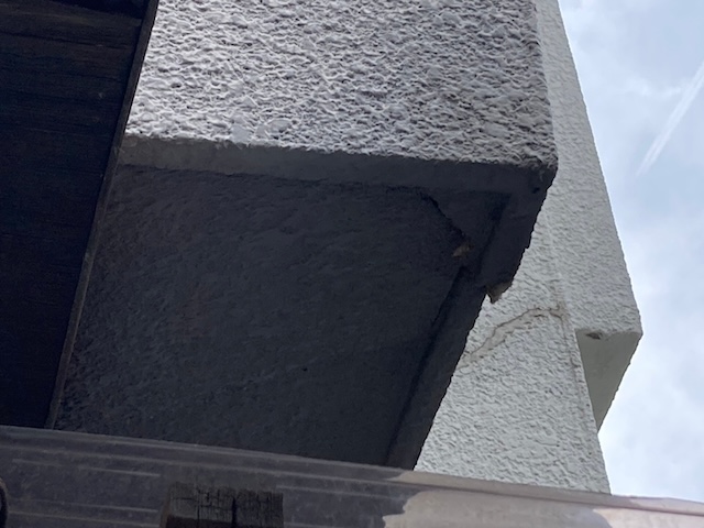 ベランダ下確認